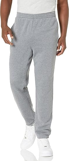 Essentials Sweatpants for Men, Fleece, Closed Bottom (Available in Big and Tall)